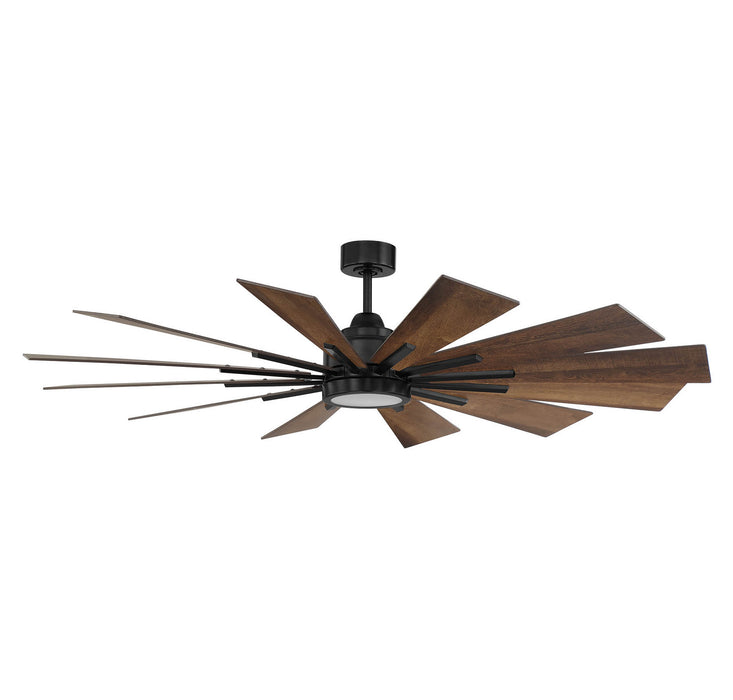 Meridian M2024MBK 60" Ceiling Fan, Matte Black