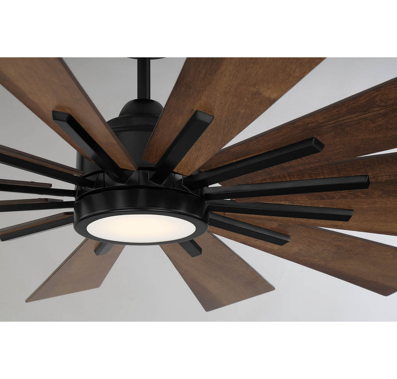 Meridian M2024MBK 60" Ceiling Fan, Matte Black