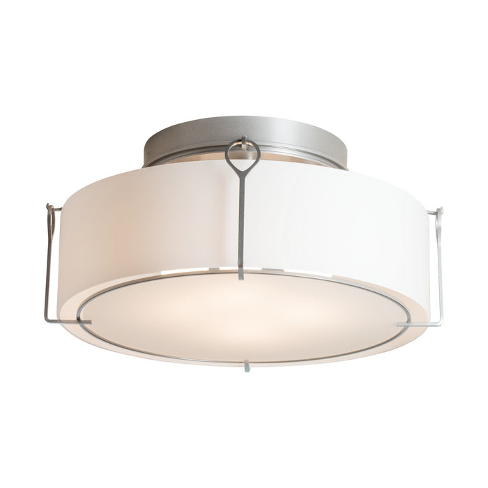 Hubbardton Forge 121145-SKT-82-GG0216 Four Light Semi-Flush Mount, Vintage Platinum
