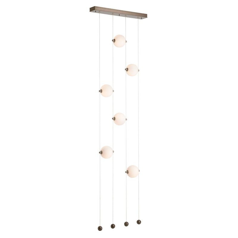 Hubbardton Forge 139055-LED-STND-07-GG0668 LED Pendant, Dark Smoke