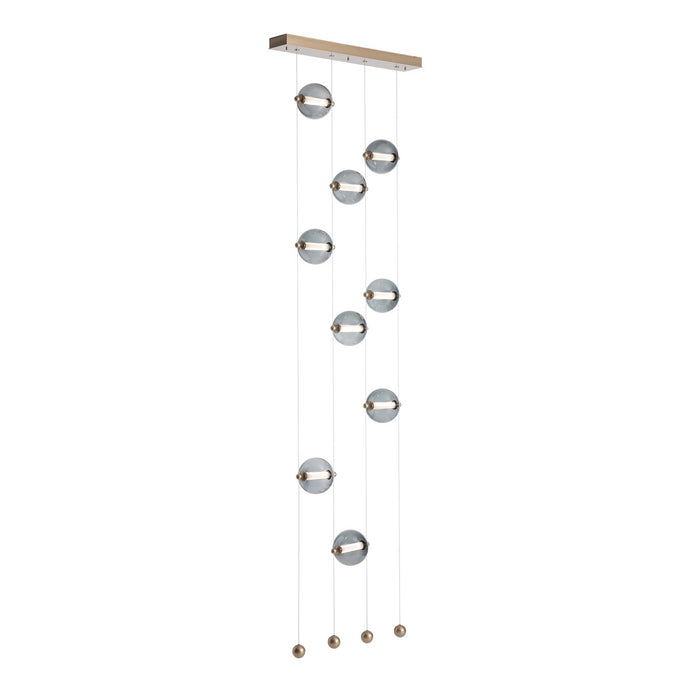 Hubbardton Forge 139057-LED-STND-84-YL0668 LED Pendant, Soft Gold