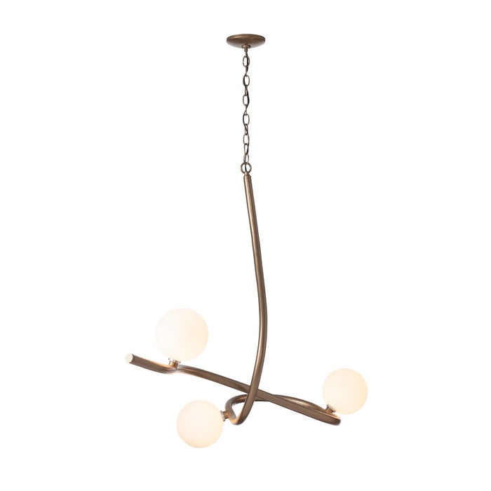 Hubbardton Forge 139201-SKT-84-GG0677 Three Light Pendant, Soft Gold