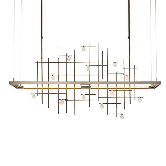 Hubbardton Forge 139752-LED-STND-07-YG0500 LED Pendant, Dark Smoke