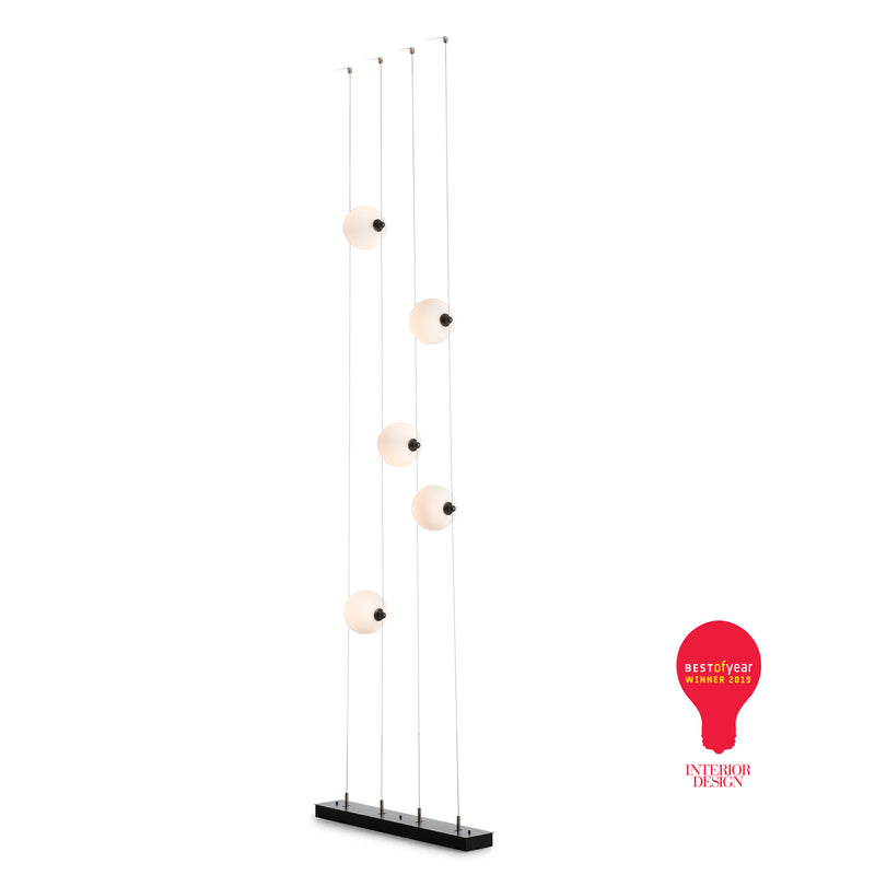 Hubbardton Forge 289520-LED-STND-10-GG0668 LED Pendant, Black