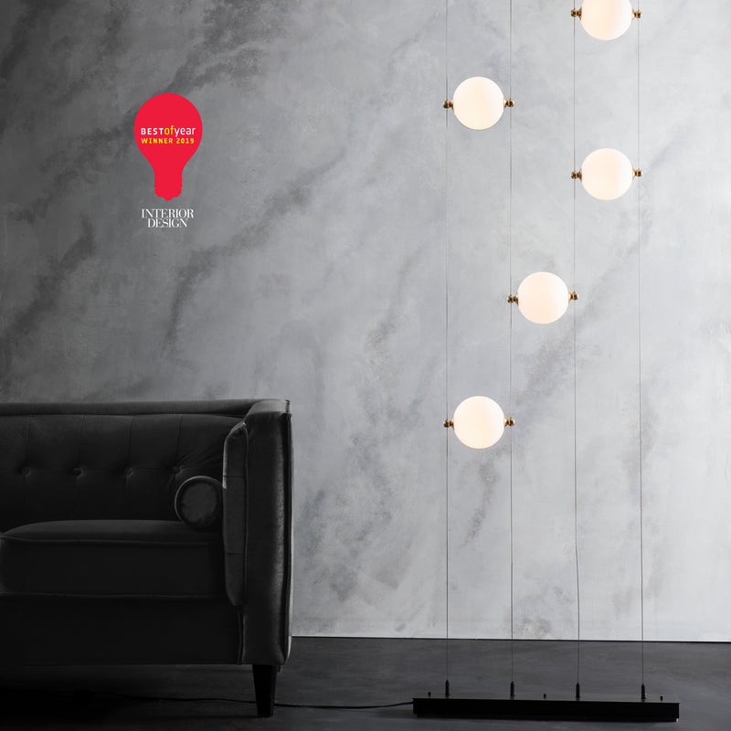 Hubbardton Forge 289520-LED-STND-10-GG0668 LED Pendant, Black