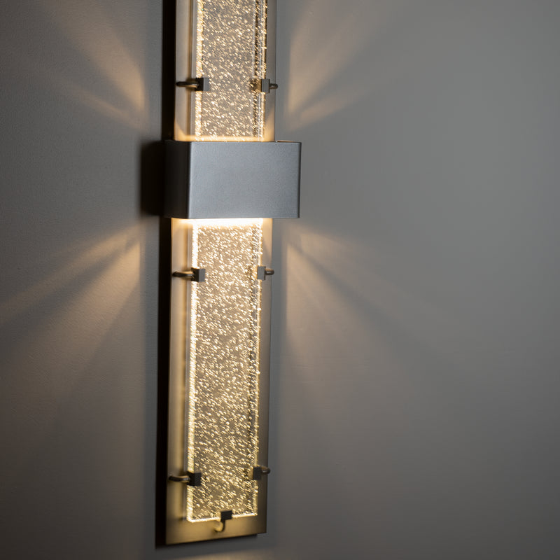 Hubbardton Forge 302507-LED-78-II0397 LED Outdoor Wall Sconce, Coastal Burnished Steel