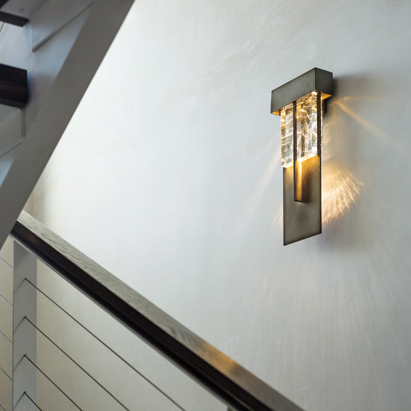 Hubbardton Forge 302518-LED-77-YP0669 LED Outdoor Wall Sconce, Coastal Dark Smoke
