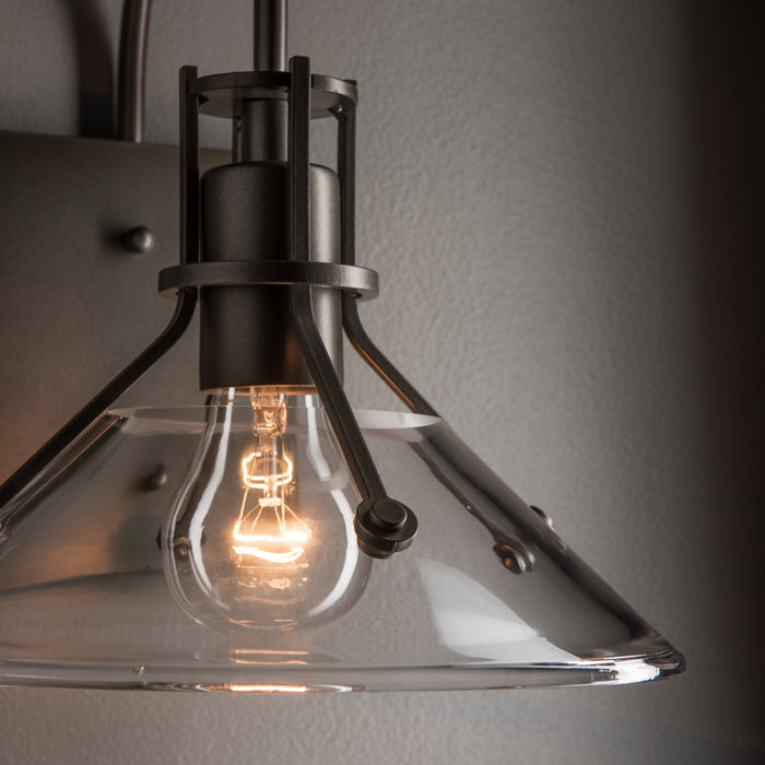 Hubbardton Forge 302709-SKT-77-ZM0673 One Light Outdoor Wall Sconce, Coastal Dark Smoke