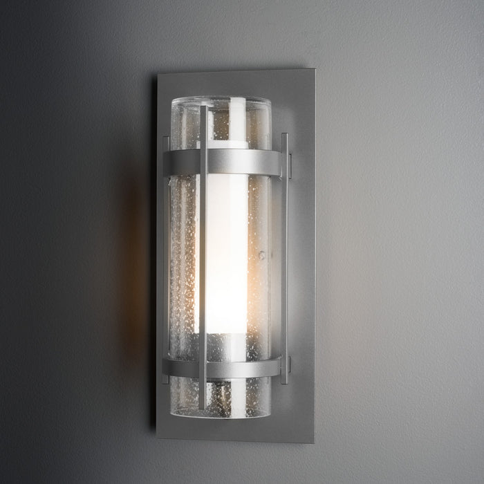 Hubbardton Forge 305897-SKT-78-ZS0655 One Light Outdoor Wall Sconce, Coastal Burnished Steel