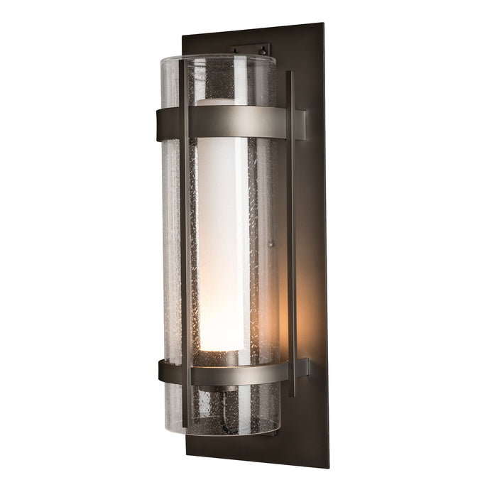 Hubbardton Forge 305899-SKT-77-ZS0664 One Light Outdoor Wall Sconce, Coastal Dark Smoke
