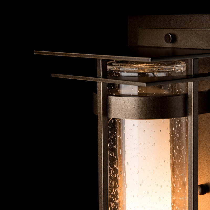 Hubbardton Forge 305996-SKT-77-ZS0654 One Light Outdoor Wall Sconce, Coastal Dark Smoke