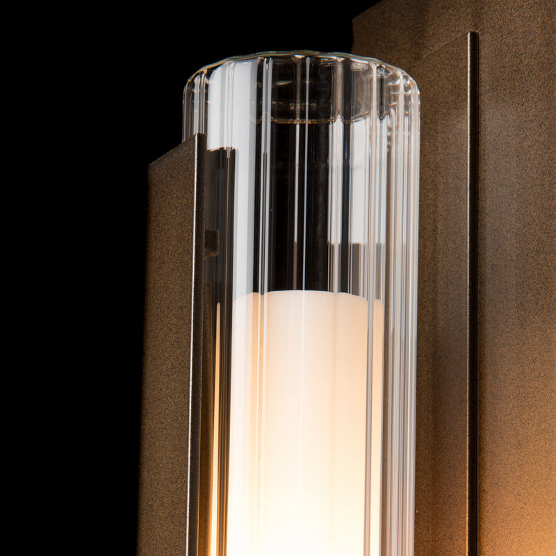 Hubbardton Forge 307281-SKT-75-ZU0660 One Light Outdoor Wall Sconce, Coastal Bronze