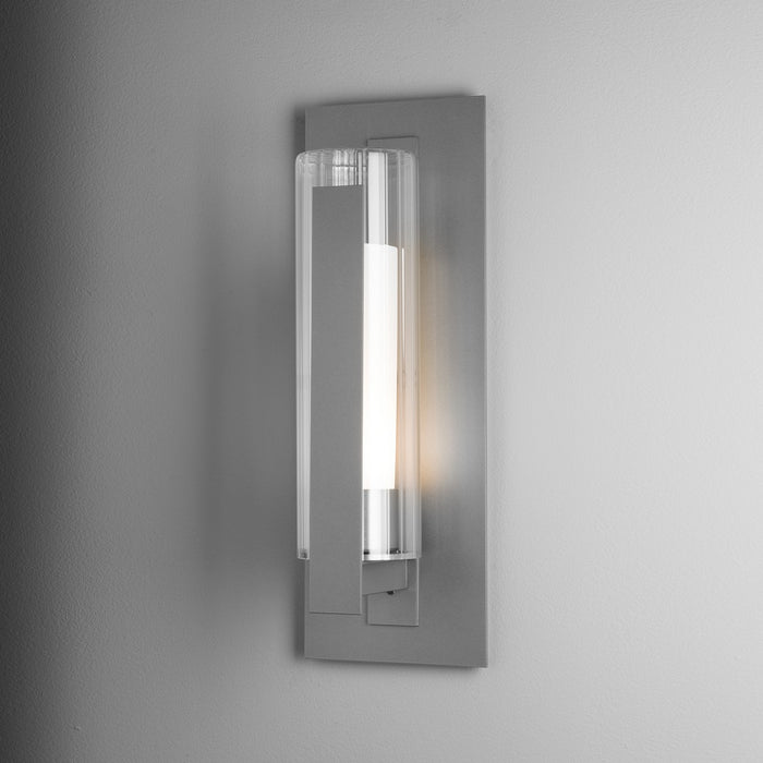 Hubbardton Forge 307282-SKT-78-ZU0658 One Light Outdoor Wall Sconce, Coastal Burnished Steel