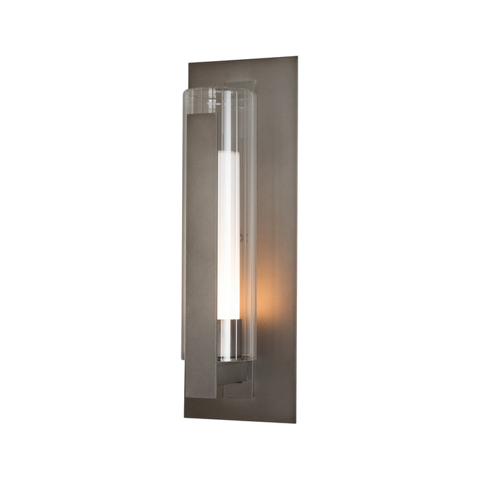 Hubbardton Forge 307283-SKT-77-ZU0662 One Light Outdoor Wall Sconce, Coastal Dark Smoke