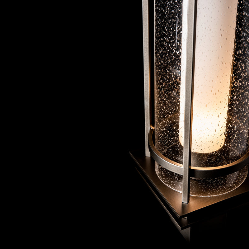Hubbardton Forge 345897-SKT-77-ZS0684 One Light Outdoor Post Mount, Coastal Dark Smoke