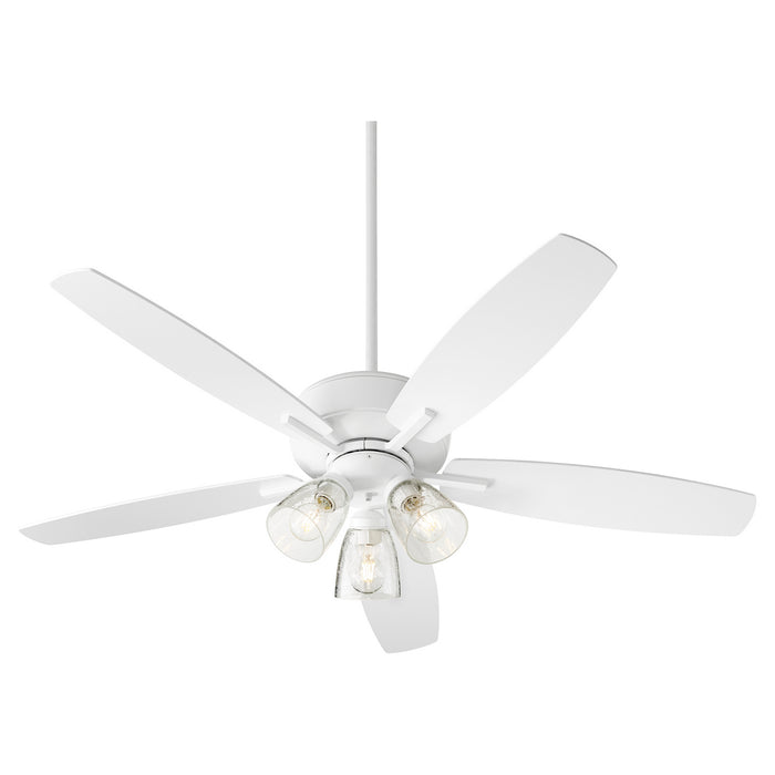 Quorum 7052-308 52" Ceiling Fan, Studio White