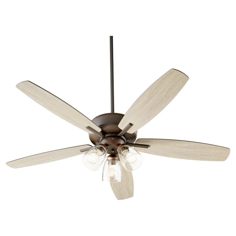 Quorum 7052-386 52" Ceiling Fan, Oiled Bronze