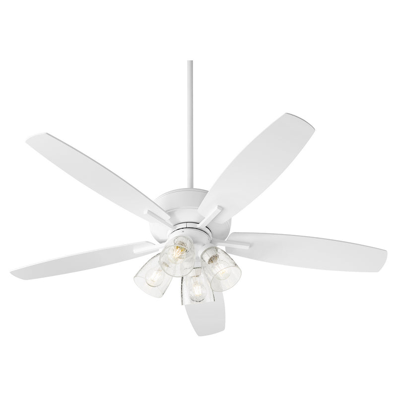 Quorum 7052-408 52" Ceiling Fan, Studio White