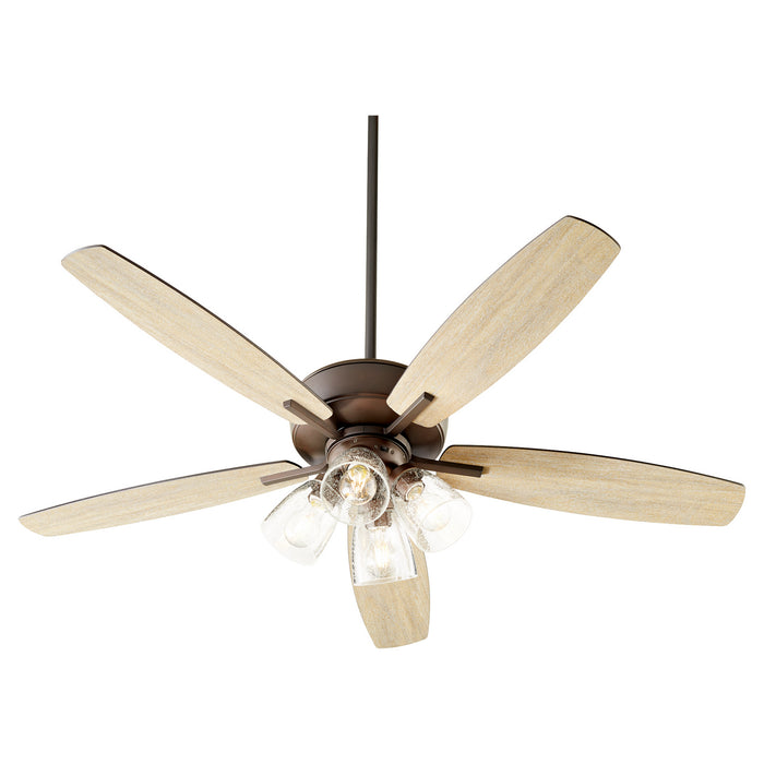 Quorum 7052-486 52" Ceiling Fan, Oiled Bronze