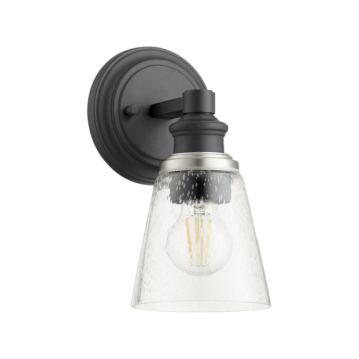 Quorum 509-1-69 One Light Wall Mount, Textured Black