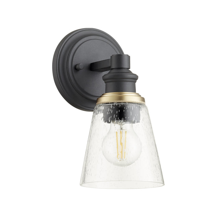 Quorum 509-1-69 One Light Wall Mount, Textured Black