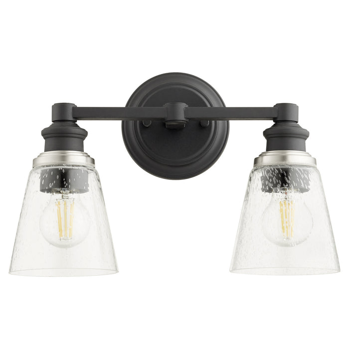 Quorum 509-2-69 Two Light Wall Mount, Textured Black