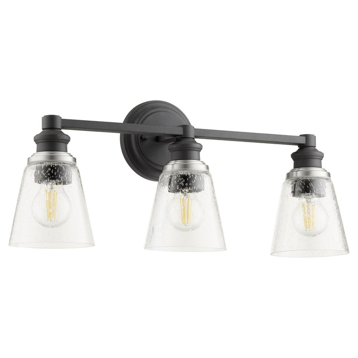Quorum 509-3-69 Three Light Vanity, Textured Black