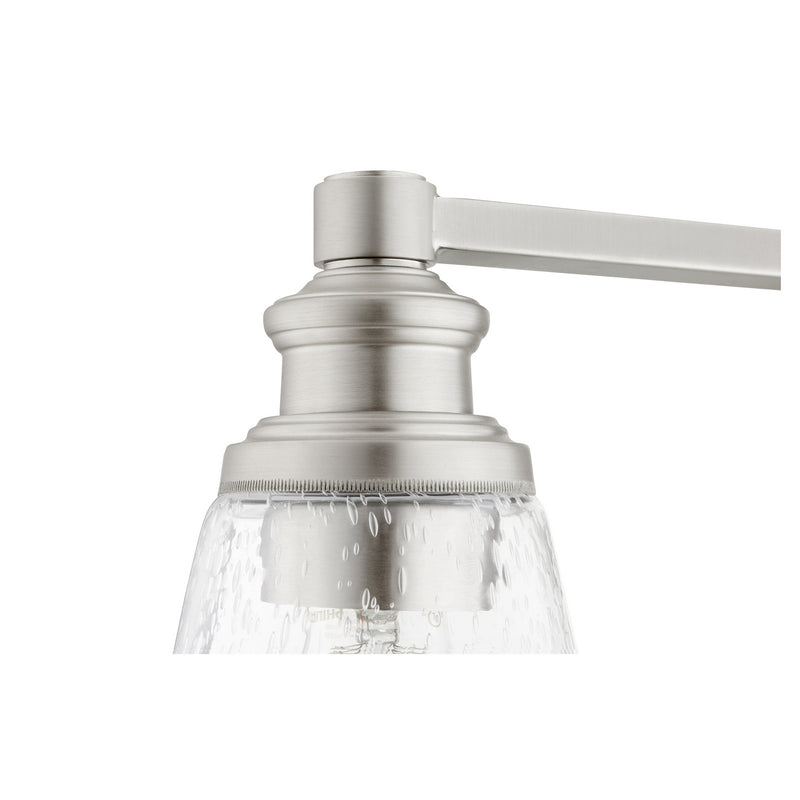 Quorum 509-4-65 Four Light Vanity, Satin Nickel