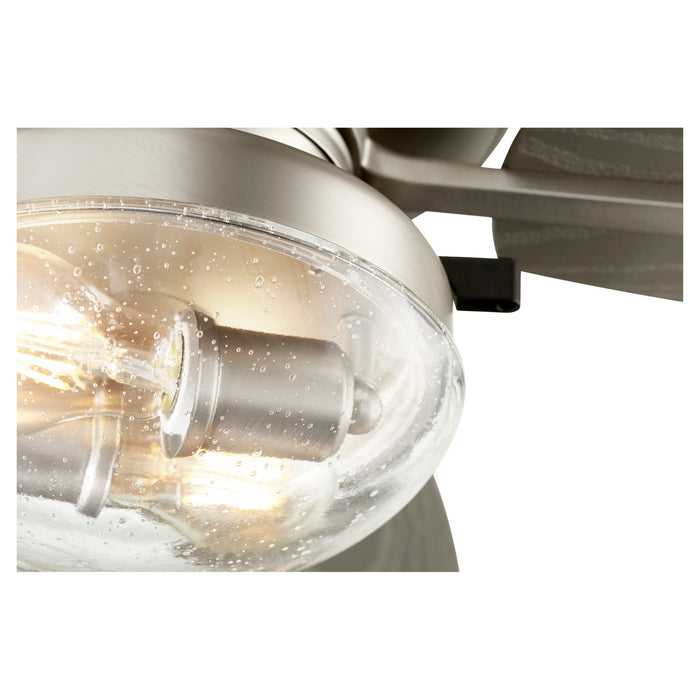 Quorum 170525-65 52"Patio Fan, Satin Nickel Satin Nickel