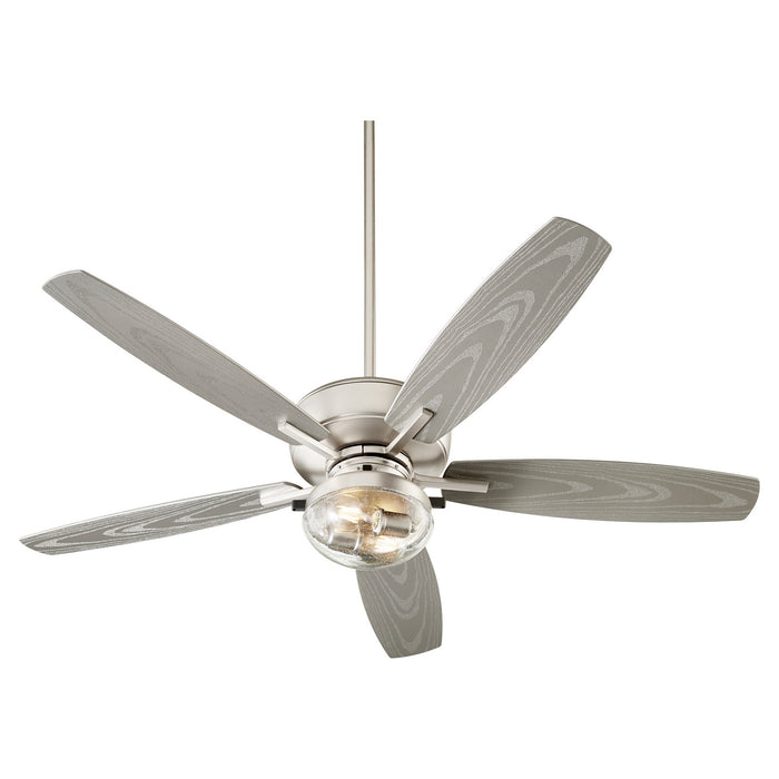 Quorum 170525-65 52"Patio Fan, Satin Nickel Satin Nickel