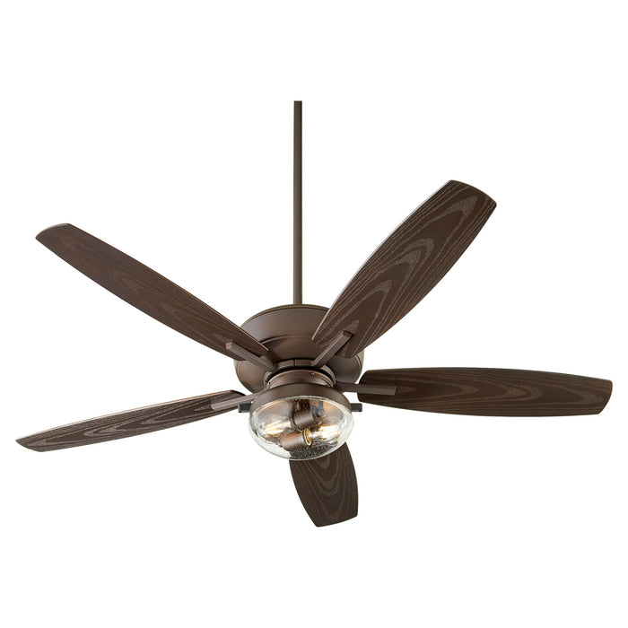 Quorum 170525-86 52"Patio Fan, Oiled Bronze Oiled Bronze