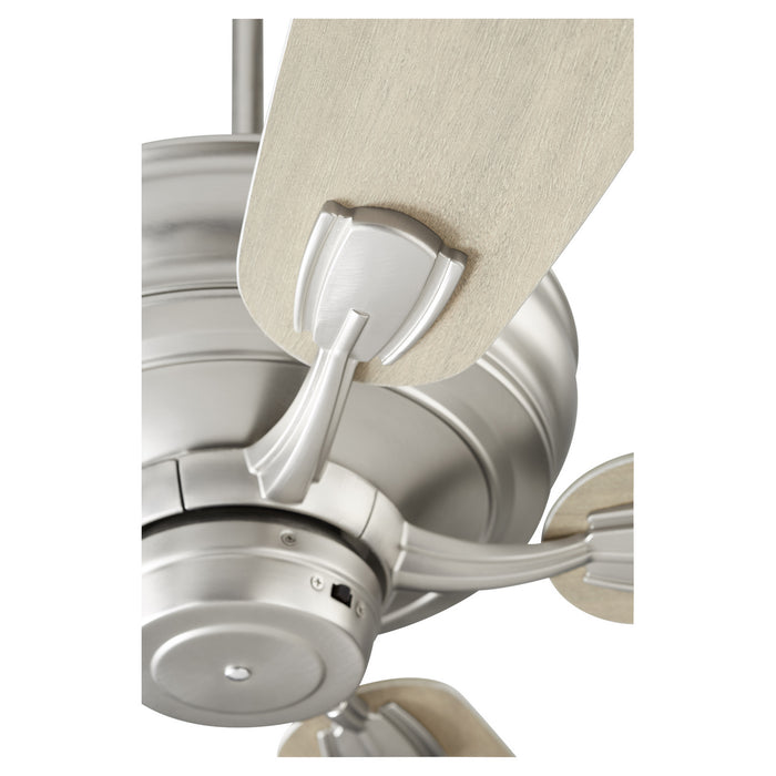 Quorum 50605-65 60" Ceiling Fan, Satin Nickel