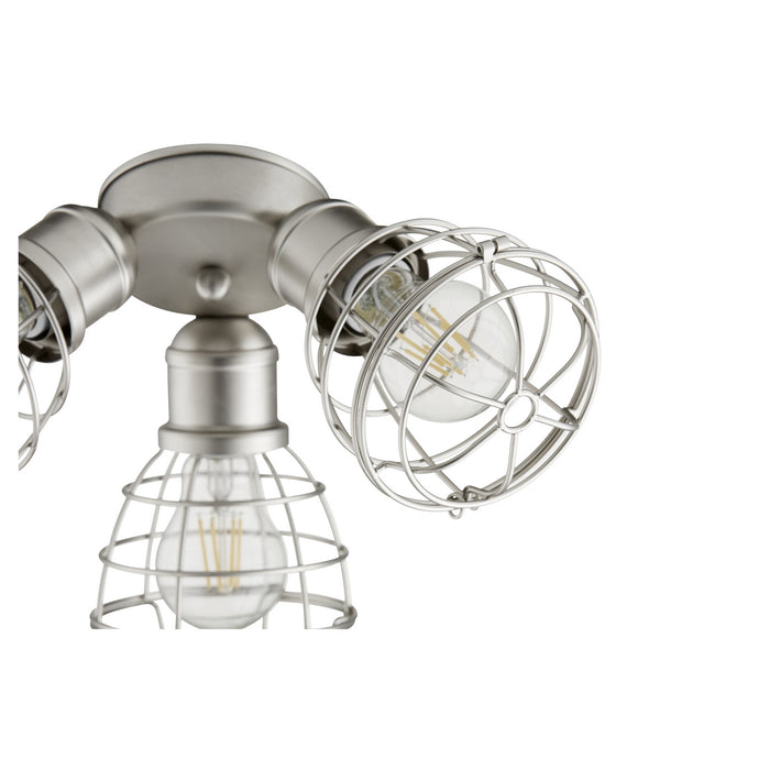 Quorum 2314-65 LED Patio Light Kit, Satin Nickel