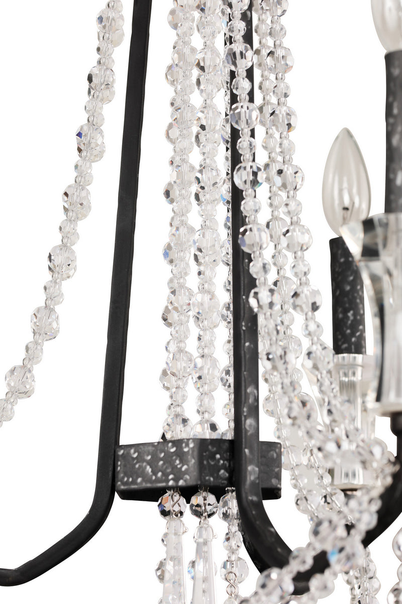 Varaluz 270C03OX Three Light Chandelier, Onyx