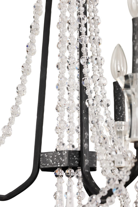 Varaluz 270C03OX Three Light Chandelier, Onyx