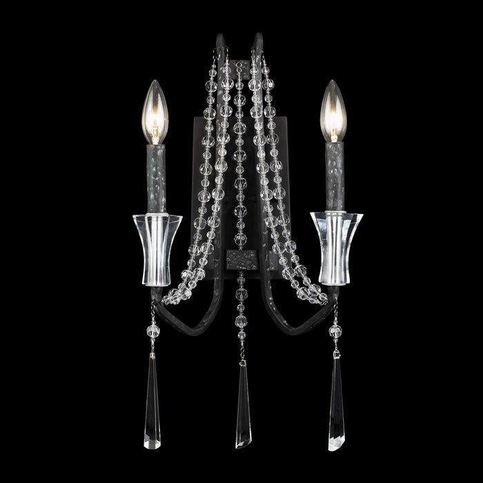 Varaluz 270W02OX Two Light Wall Sconce, Onyx