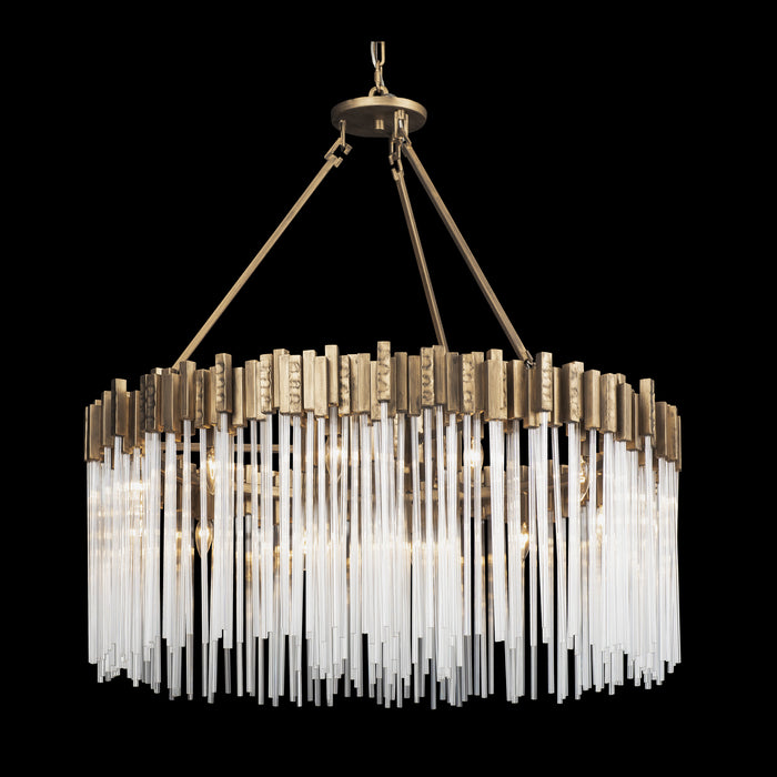 Varaluz 309P12HG 12 Light Pendant, Havana Gold
