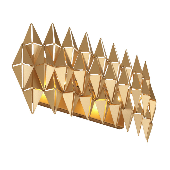 Varaluz 342B02FG Two Light Bath, French Gold
