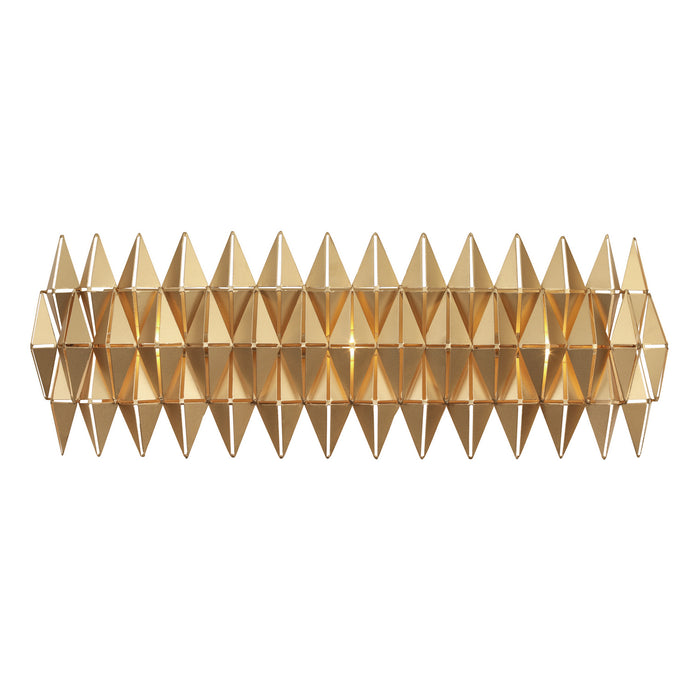 Varaluz 342B03FG Three Light Bath, French Gold