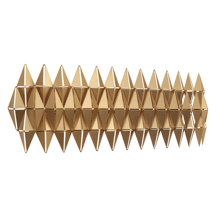 Varaluz 342B03FG Three Light Bath, French Gold