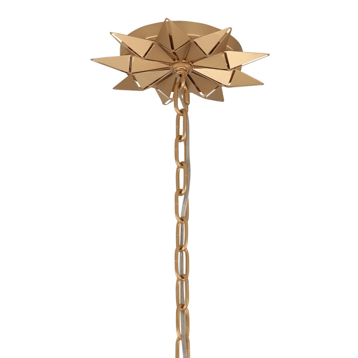 Varaluz 342M01FG One Light Pendant, French Gold