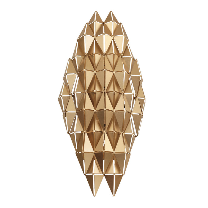 Varaluz 342W02FG Two Light Wall Sconce, French Gold