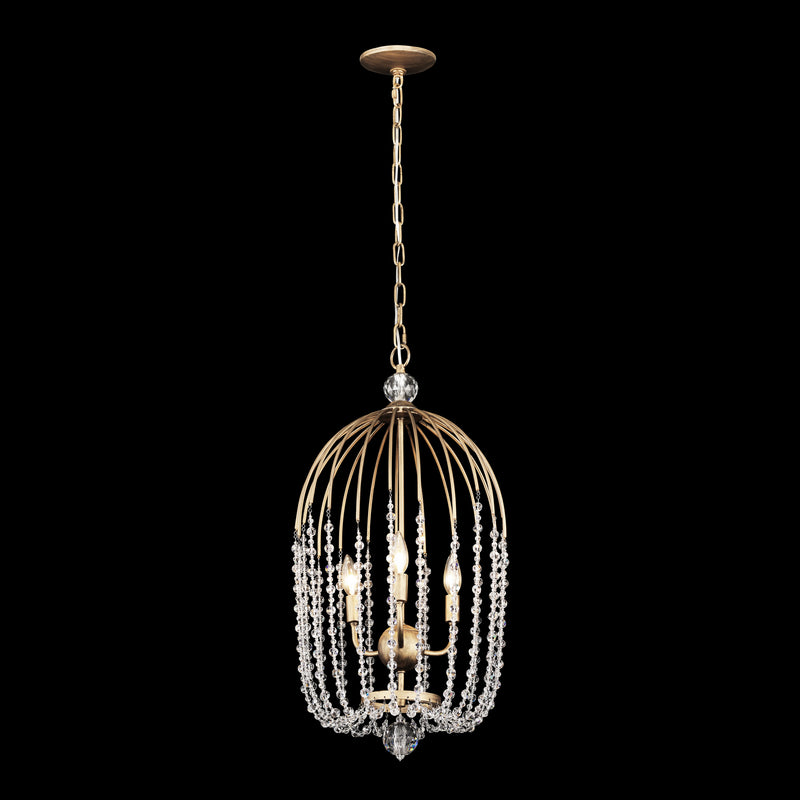 Varaluz 343F03HG Three Light Pendant, Havana Gold