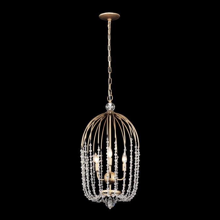 Varaluz 343F03HG Three Light Pendant, Havana Gold
