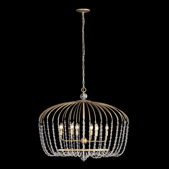 Varaluz 343N06HG Six Light Pendant, Havana Gold