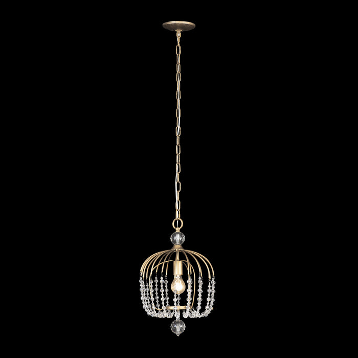 Varaluz 343P01HG One Light Pendant, Havana Gold