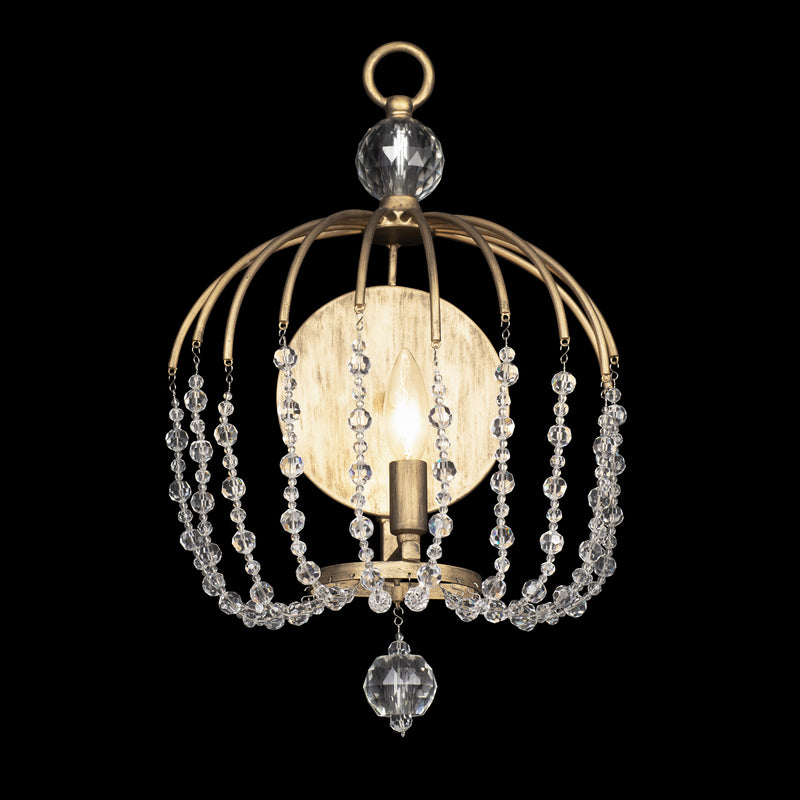 Varaluz 343W01HG One Light Wall Sconce, Havana Gold