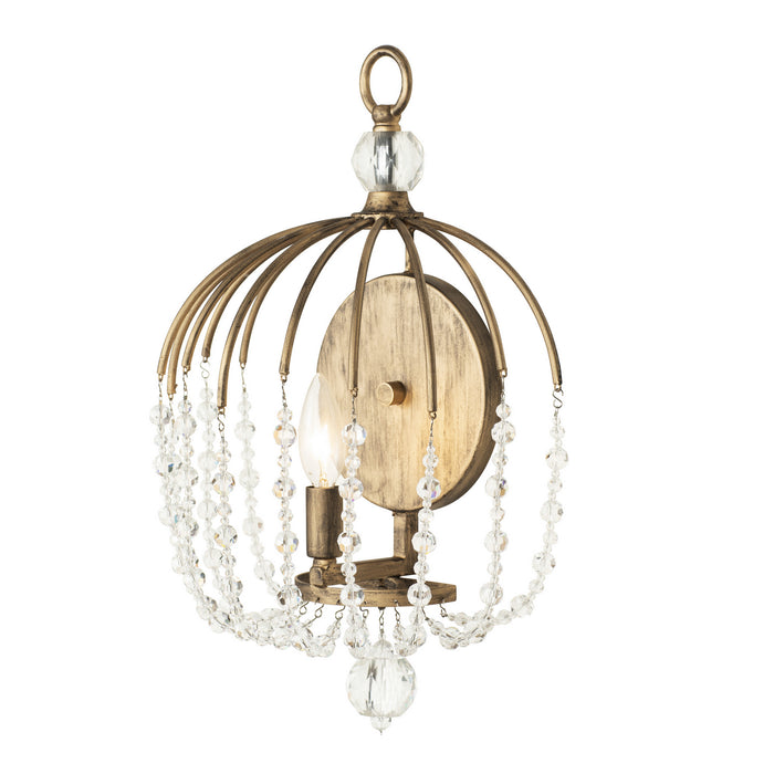 Varaluz 343W01HG One Light Wall Sconce, Havana Gold