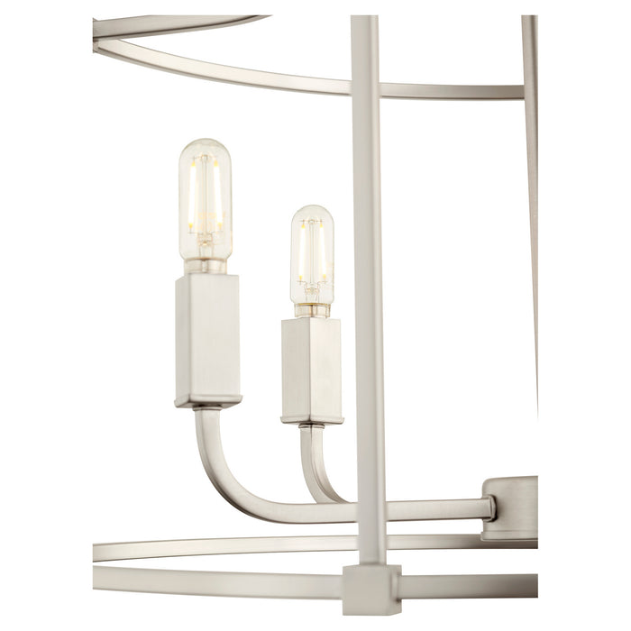 Quorum 646-5-65 Five Light Nook, Satin Nickel