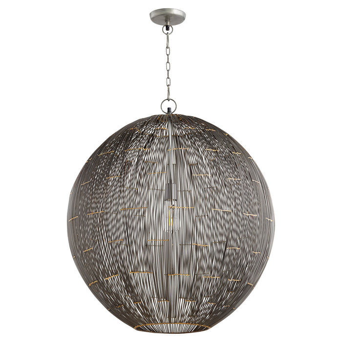 Quorum 831-26-93 One Light Pendant, Charcoal